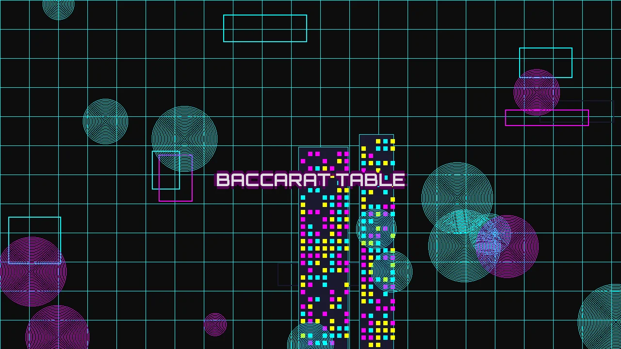 财神捕鱼百家乐赛博对局桌面